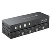 Hdmi Arc Extractor KVM-переключатель Displayport 4k Usb 2 6 4-портовые двунаправленные KVM-переключатели Двойной монитор