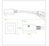 Заводское гигабитное соединение MikroTik RBGPOE с пассивным разветвителем POE, порт RJ45 9–48 В, 10/100/1000 Мбит/с.