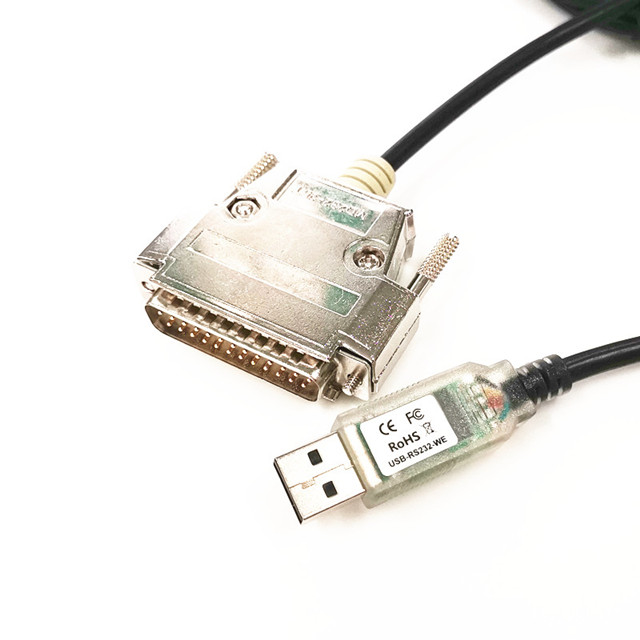 Чип FTDI USB-адаптер последовательного интерфейса RS232/программирование элементов управления ЧПУ/25-контактный разъем DB25 db9 DB15, штекер 1,5 м, совместимый с US-232R