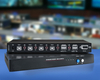 Специальный матричный KVM-переключатель Cat5 через IP, 1u, для установки в стойку, два IP-пользователя, 4x32 (1 локальный, 1 удаленный, 2 IP)