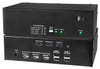 Пользовательский USB-разветвитель/удлинитель VGA KVM со стереозвуком через CAT5 до 1000 футов