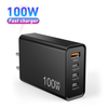 Зарядное устройство USB C, 100 Вт, GaN, складное компактное настенное зарядное устройство, адаптер питания