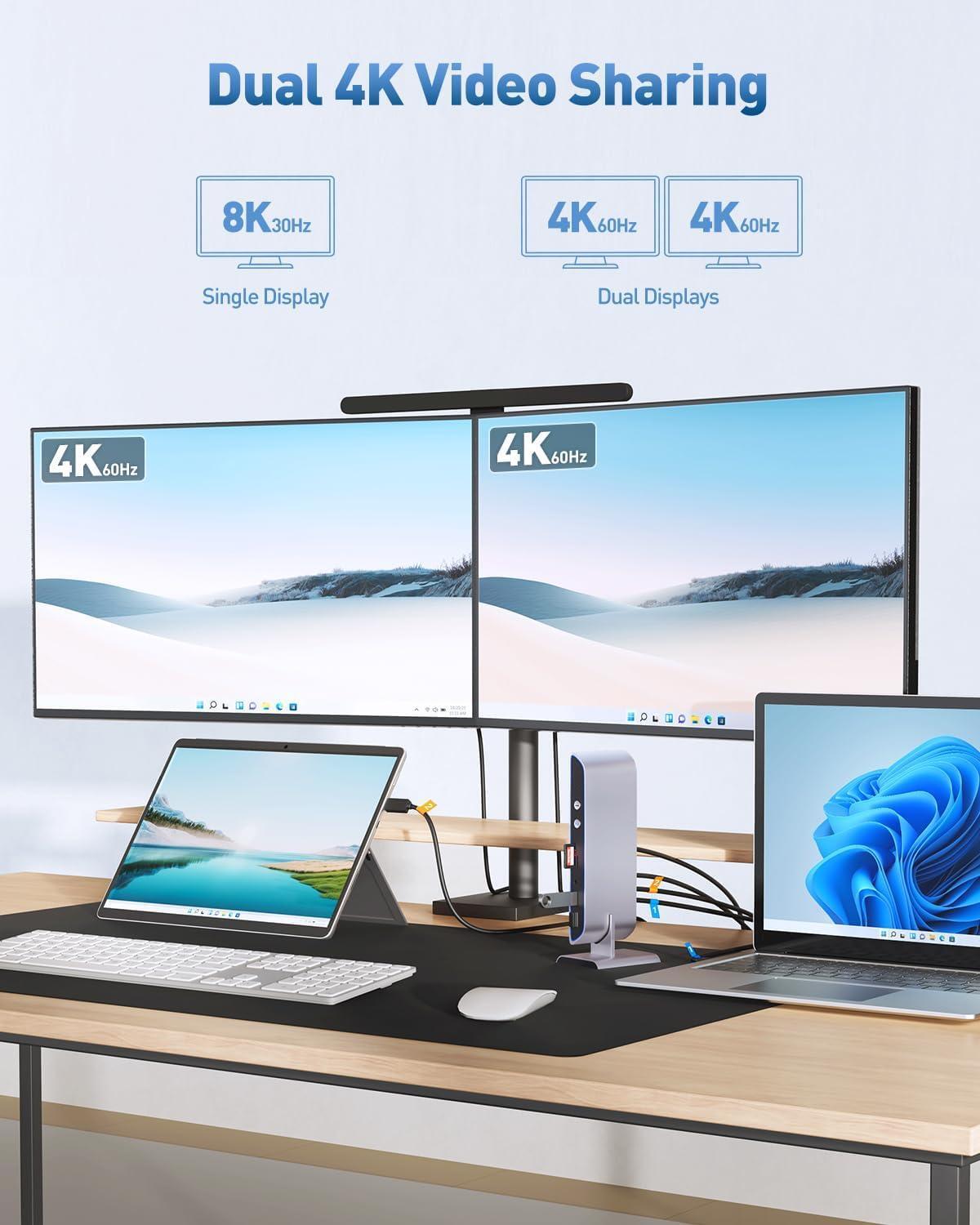 КВМ-переключатель USB C (8)