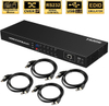 Пользовательский 8X1 HDMI KVM-переключатель, 8 портов
