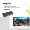 Hdmi Arc Extractor KVM-переключатель Displayport 4k Usb 2 6 4-портовые двунаправленные KVM-переключатели Двойной монитор