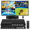 Пользовательский многоэкранный KVM-переключатель, 4K HDMI, многоэкранный переключатель, делитель экрана, 4 разделителя экрана HDMI с бесшовным соединением 