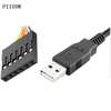TTL-232R-5V и TTL-232R-3V3 Кабель USB-UART Поддерживает сигналы UART +5 В/3 В3