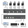 Hdmi Arc Extractor KVM-переключатель Displayport 4k Usb 2 6 4-портовые двунаправленные KVM-переключатели Двойной монитор