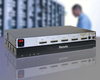 Специальный матричный KVM-переключатель Cat5 через IP, 1u, для установки в стойку, два IP-пользователя, 4x32 (1 локальный, 1 удаленный, 2 IP)