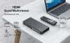 4K HDMI Quad Multi-viewer HDMI Quad Switcher для 4K при 60 Гц