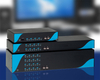 Специальный матричный KVM-переключатель Cat5 через IP, 1u, для установки в стойку, два IP-пользователя, 4x32 (1 локальный, 1 удаленный, 2 IP)