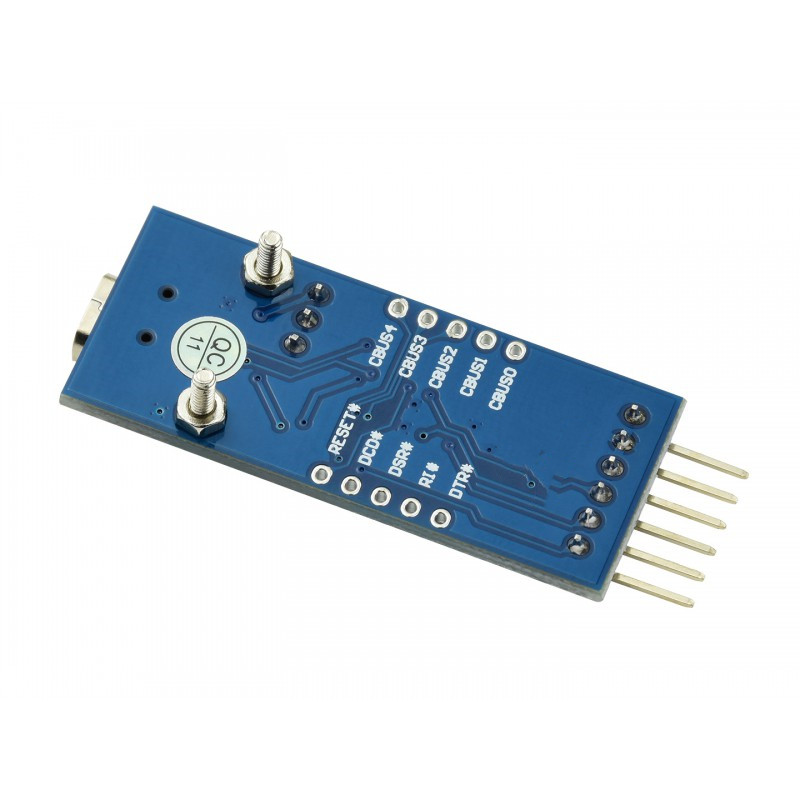 Плата USB UART FT232 (мини), модуль связи USB-TTL (UART)